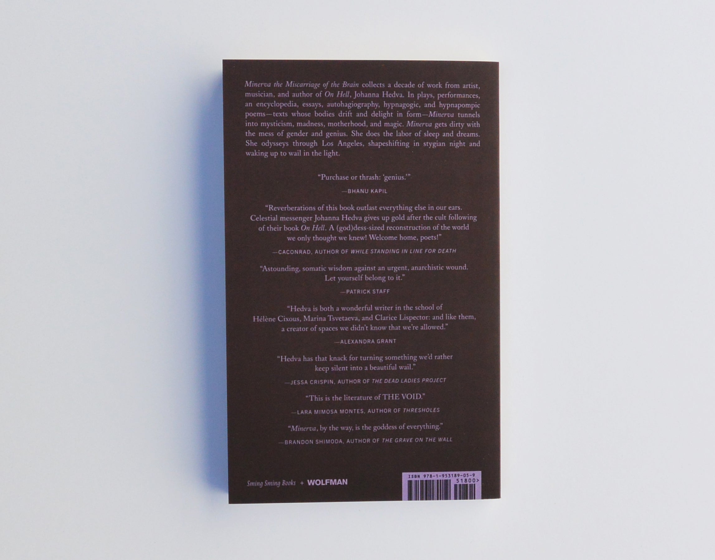 Johanna Hedva: Minerva the Miscarriage of the Brain