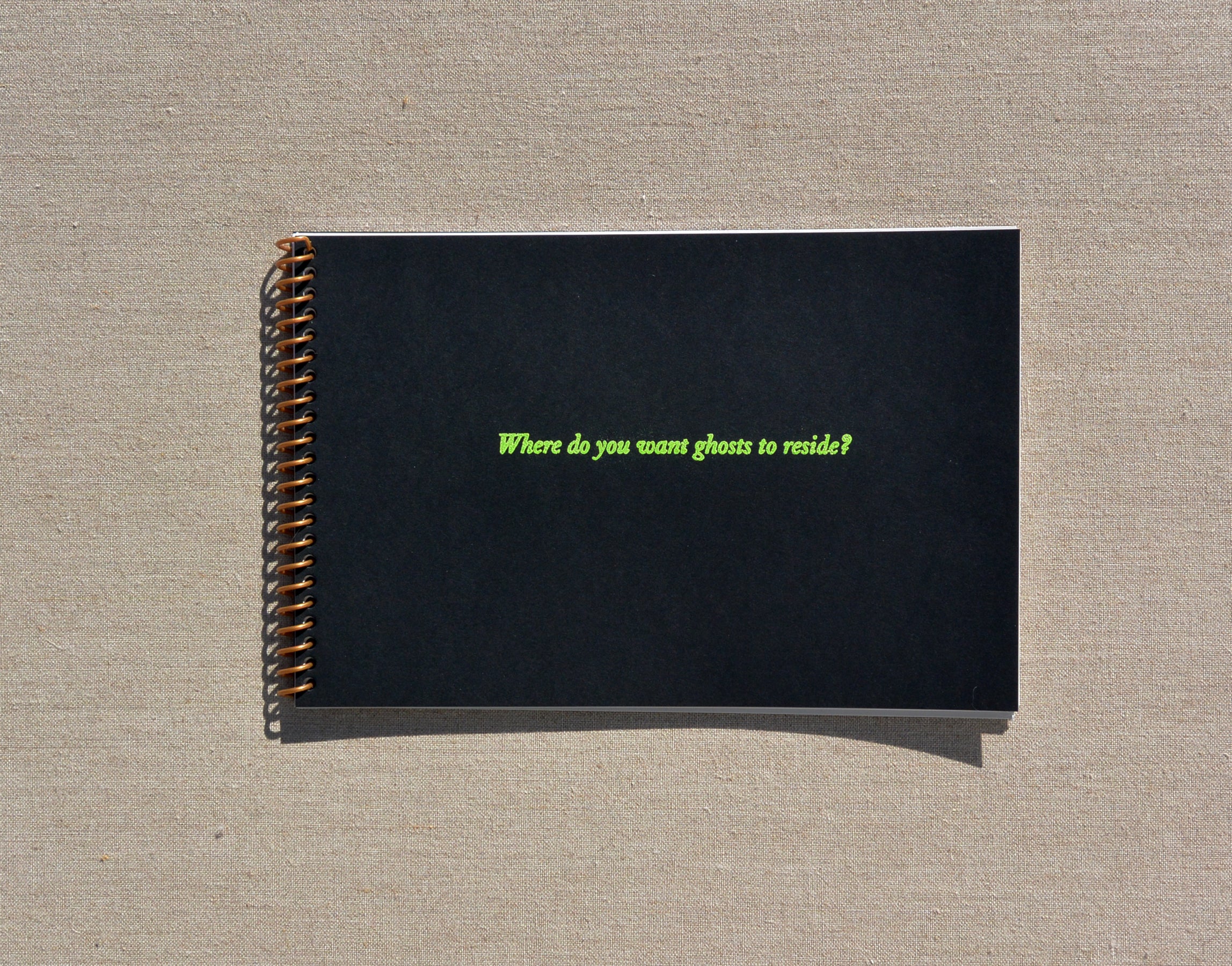 Where do you want ghosts to reside?